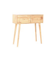 Consola madera de hevea 80,5x30x80 cm