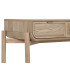 Consola abeto ratán 108x40x77 cm