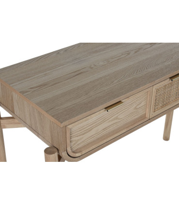 Consola abeto ratán 108x40x77 cm