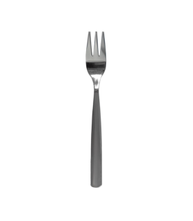 Mini tenedor plateado 10 cm