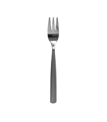 Mini tenedor plateado 10 cm