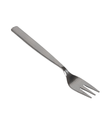 Mini tenedor plateado 10 cm