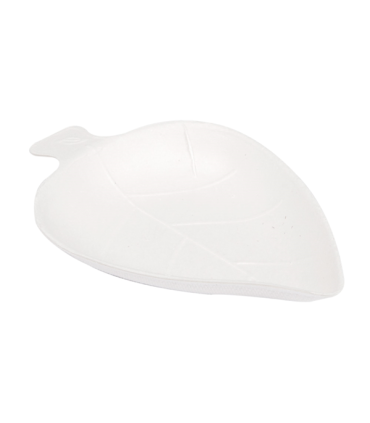 Recipiente hoja bionic blanco
