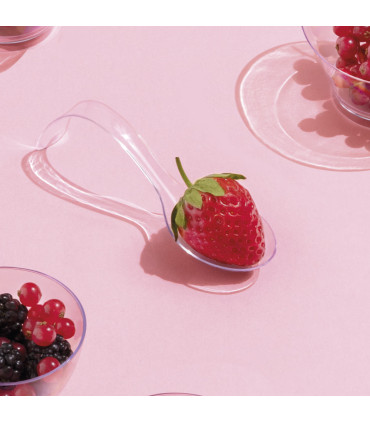 Cuchara aperitivo arco transparente finger food