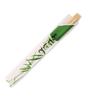 Pack palillos japoneses natural enfundados