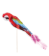Pack adornos helado "loro con plumas" surtido madera