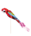 Pack adornos helado "loro con plumas" surtido madera