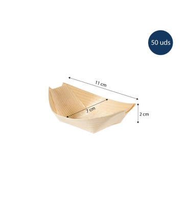 Pack barquetes de madera