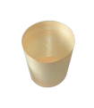Mini vasos hojuela de álamo natural madera