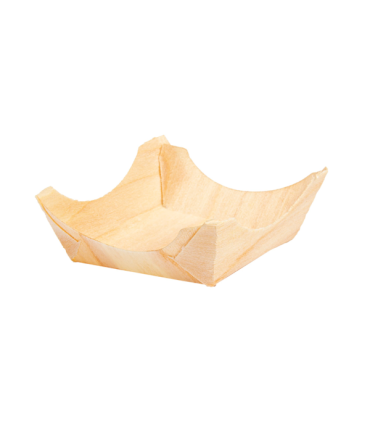 Barquillas de hojuela de álamo natural madera