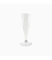 Copa cava flauta transparente reutlizable