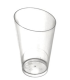 Vaso conico alto PS transparente