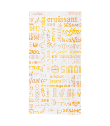 Bolsas croissants "parole" blanco