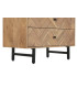 Sinfonier acacia metal 80x40x115 cm