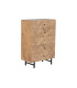 Sinfonier acacia metal 80x40x115 cm