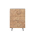 Sinfonier acacia metal 80x40x115 cm