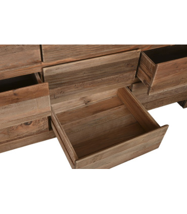 Cómoda madera pino reciclada 161x48x90 cm