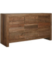 Cómoda madera pino reciclada 161x48x90 cm