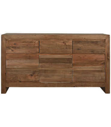 Cómoda madera pino reciclada 161x48x90 cm