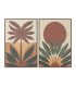 Set 2 lienzos palmeras 63x4,5x93 cm