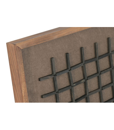 Set 2 cuadros 3D madera de pino 62x4x82 cm
