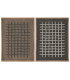 Set 2 cuadros 3D madera de pino 62x4x82 cm