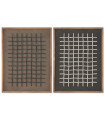 Set 2 cuadros 3D madera de pino 62x4x82 cm