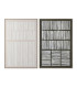 Set 2 cuadros abstractos 3D 83x4,5x123 cm
