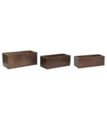 Pack de 3 maceteros jardinera