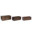 Pack de 3 maceteros jardinera