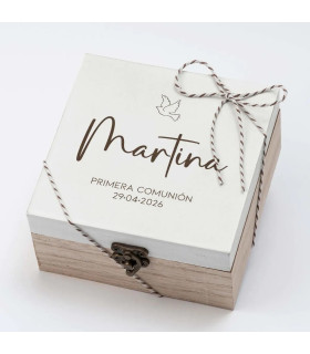 CAJA REGALO COMUNIÓN PERSONALIZADA