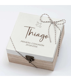 CAJA REGALO COMUNIÓN PERSONALIZADA