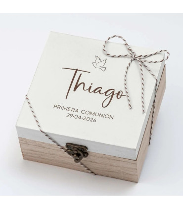 CAJA REGALO COMUNIÓN PERSONALIZADA
