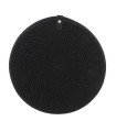 SALVAMANTEL YUTE NEGRO 35cm