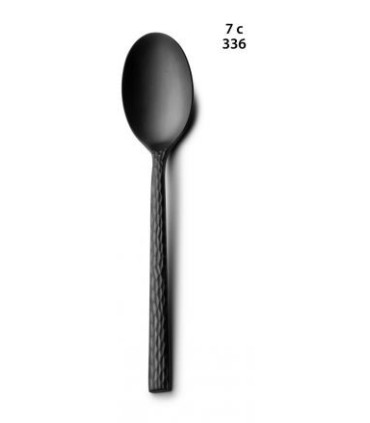 CUCHARA MESA OLIVE 18/0 MATE NEGRO