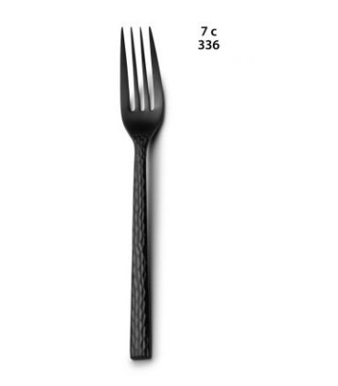 TENEDOR MESA OLIVE 18/0 MATE NEGRO