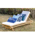 TUMBONA BAMBU 211X75X36 CON COJIN DESENFUNDABLE