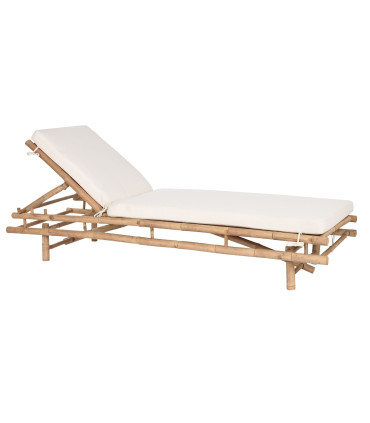 TUMBONA BAMBU 211X75X36 CON COJIN DESENFUNDABLE