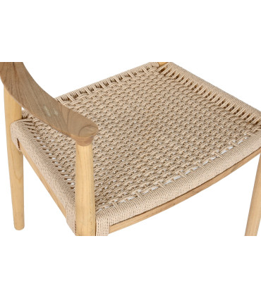 Silla olmo 59x51x77cm marrón