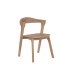 Silla teca  53x60x80 MARRON