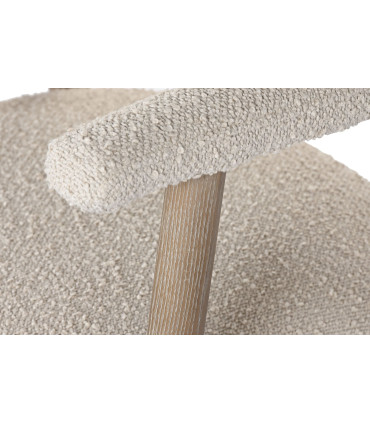 Silla fresno tapizada 57x56x75 cm
