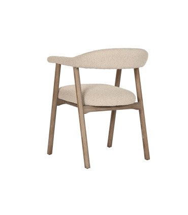 Silla fresno tapizada 57x56x75 cm