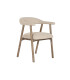 Silla fresno tapizada 57x56x75 cm