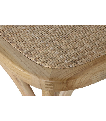 Silla olmo ratán 45x42x96 cm