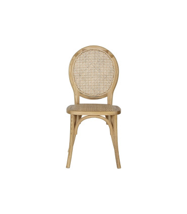 Silla olmo ratán 45x42x96 cm