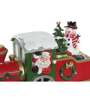 FIGURA LED RESINA 31X13X19 TREN ROJO
