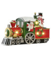 FIGURA LED RESINA 31X13X19 TREN ROJO