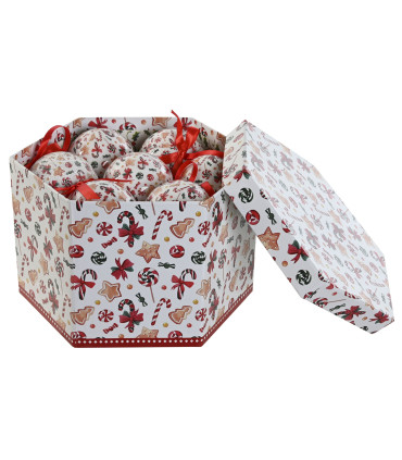 Bolas Navidad 25x21,5x15,5 cm