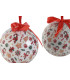 Bolas Navidad 25x21,5x15,5 cm