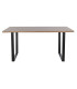 Mesa comedor MDF hierro 160X90X75 4CM